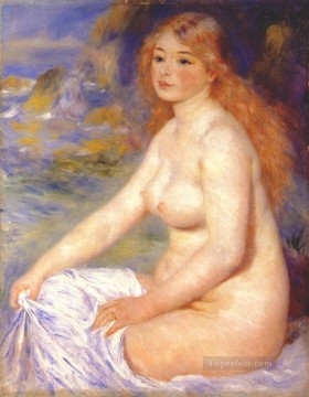 blond bather Pierre Auguste Renoir Oil Paintings